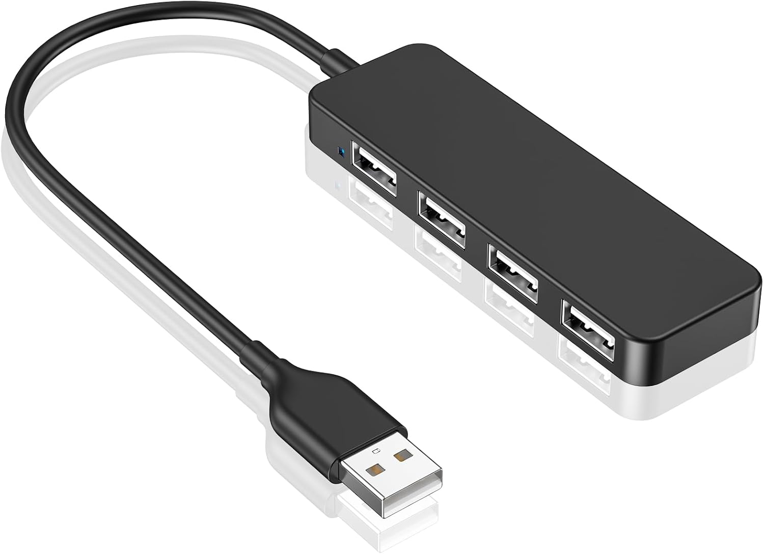 USB C Hub, 7 in 1 USB Splitter Multiport Adapter, Usb Hub For Laptop,MacBook,PS5/PS4, Switch, Printer, USB Fan, Flash Drive (A+C 7 in 1)