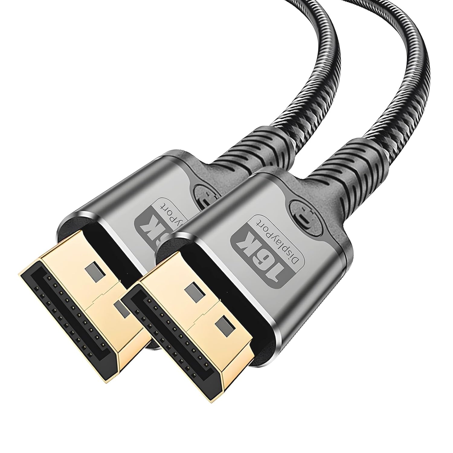 MaxRenard 8K DisplayPort Cable 1.4 (VESA Certified, 8K@60Hz/4K@144Hz), 32.4Gbps High-Speed Gold-Plated, for Gaming Monitors/Graphics Cards/TVs/PCs/Laptops HDR/FreeSync/G-Sync, Braided（3.3FT