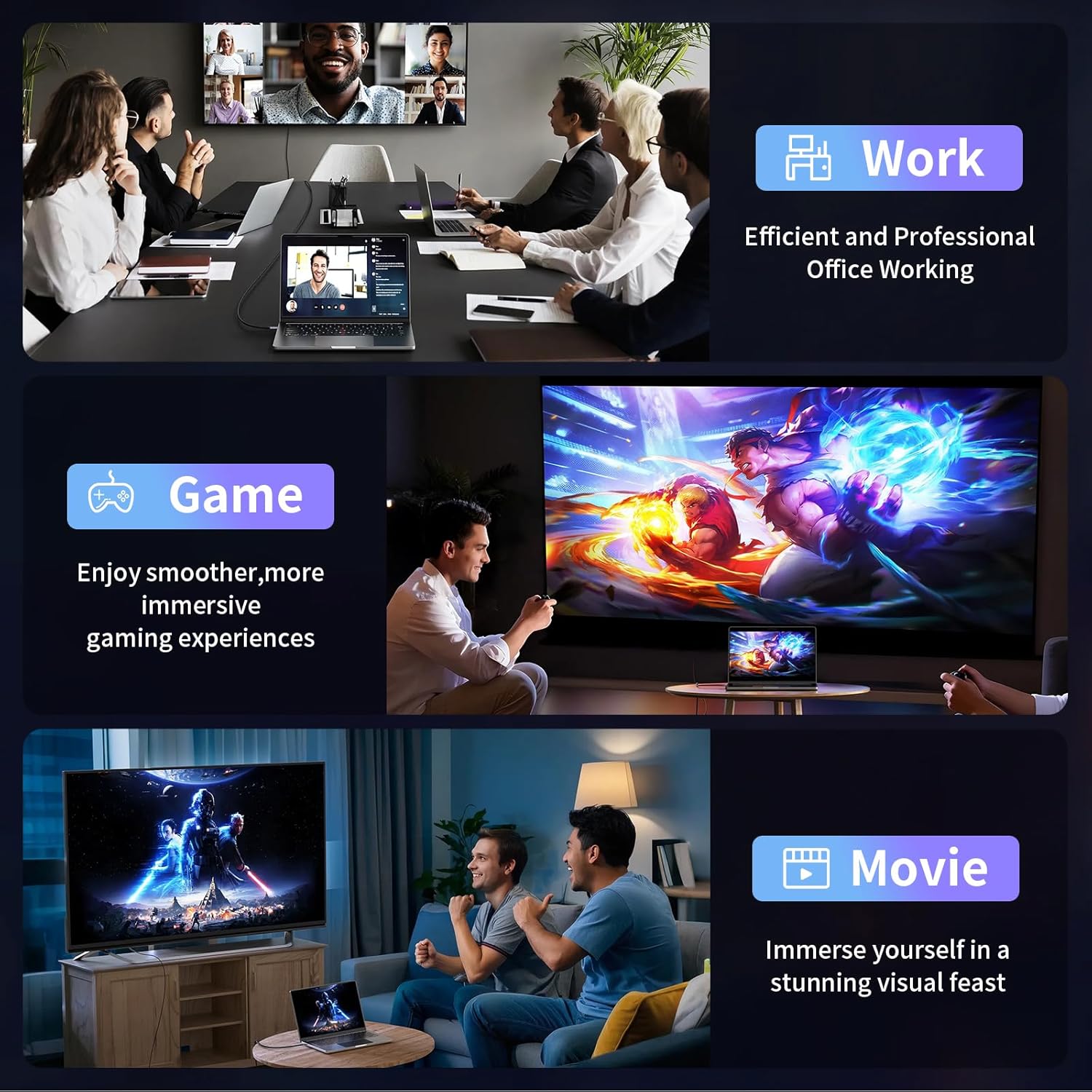 MaxRenard USB-C to DisplayPort 1.4 Cable 8K 60Hz, 4K/2K 240Hz Gaming-Grade, Thunderbolt 4/3 Compatible 32Gbps High-Speed, for MacBook M4/Dell XPS/Surface Pro & Gaming Monitors (3.3Feet)